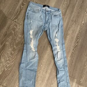 Hollister Women's Light Blue Skinny Jeans